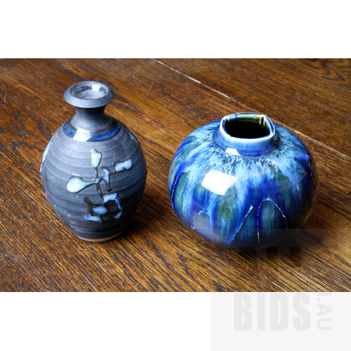 Two Australian Studio Ceramic Vases