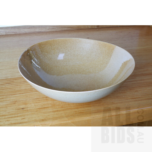 Phil Elson Orange Lustre Ceramic Bowl