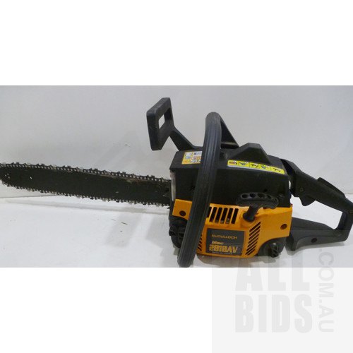 McCulloch Mac 2818AV Two Stroke Chainsaw