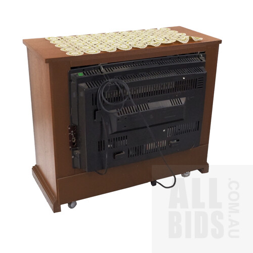 Vintage HMV Television in Timber Cabinet