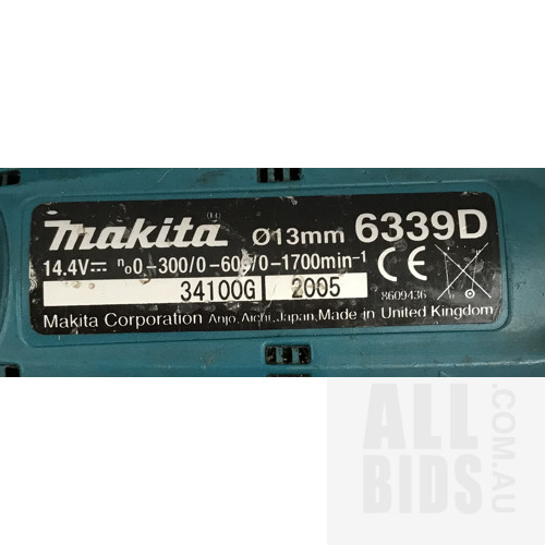 Makita 6339D 14.4v Cordless Driver Drill