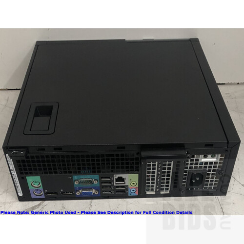 Dell OptiPlex 9020 Intel Core i5 (4690) 3.50GHz CPU Small Form Factor Desktop Computer