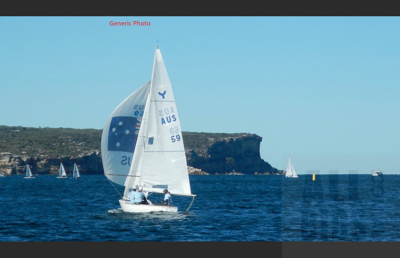 International Yngling - Racing keelboat with trailer