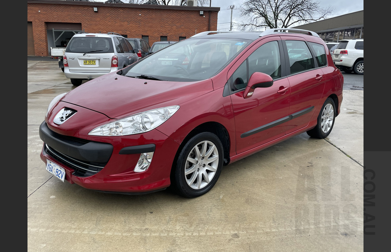 10/2010 Peugeot 308 Touring XS HDi 2.0 4d Wagon Red 2.0L