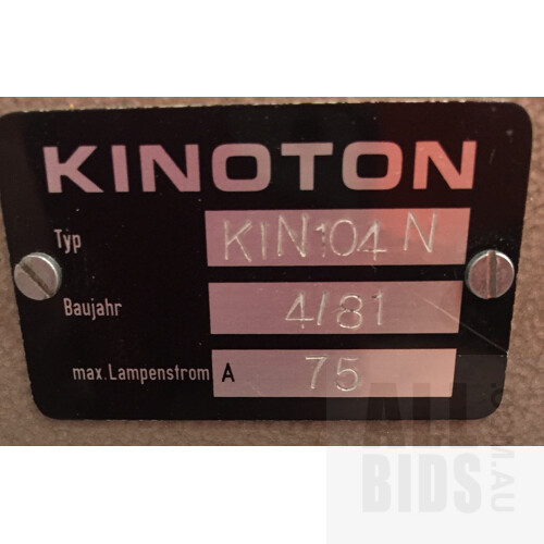 Kinoton FP18 Cinema Film Projector 16mm With IREM 415 Volt Power Supply