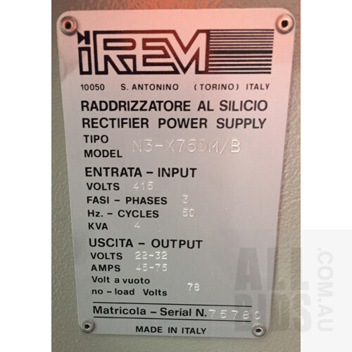 Kinoton FP18 Cinema Film Projector 16mm With IREM 415 Volt Power Supply