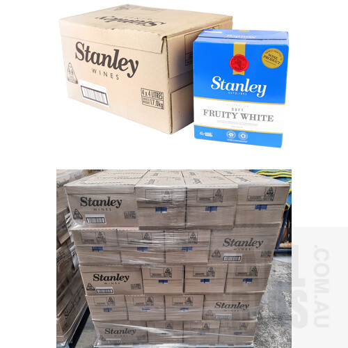 Stanley Wines Australian Soft Fruity White Wine - 65 Cases of 4 x 4L Casks - PALLET LOT - RRP over $4,930