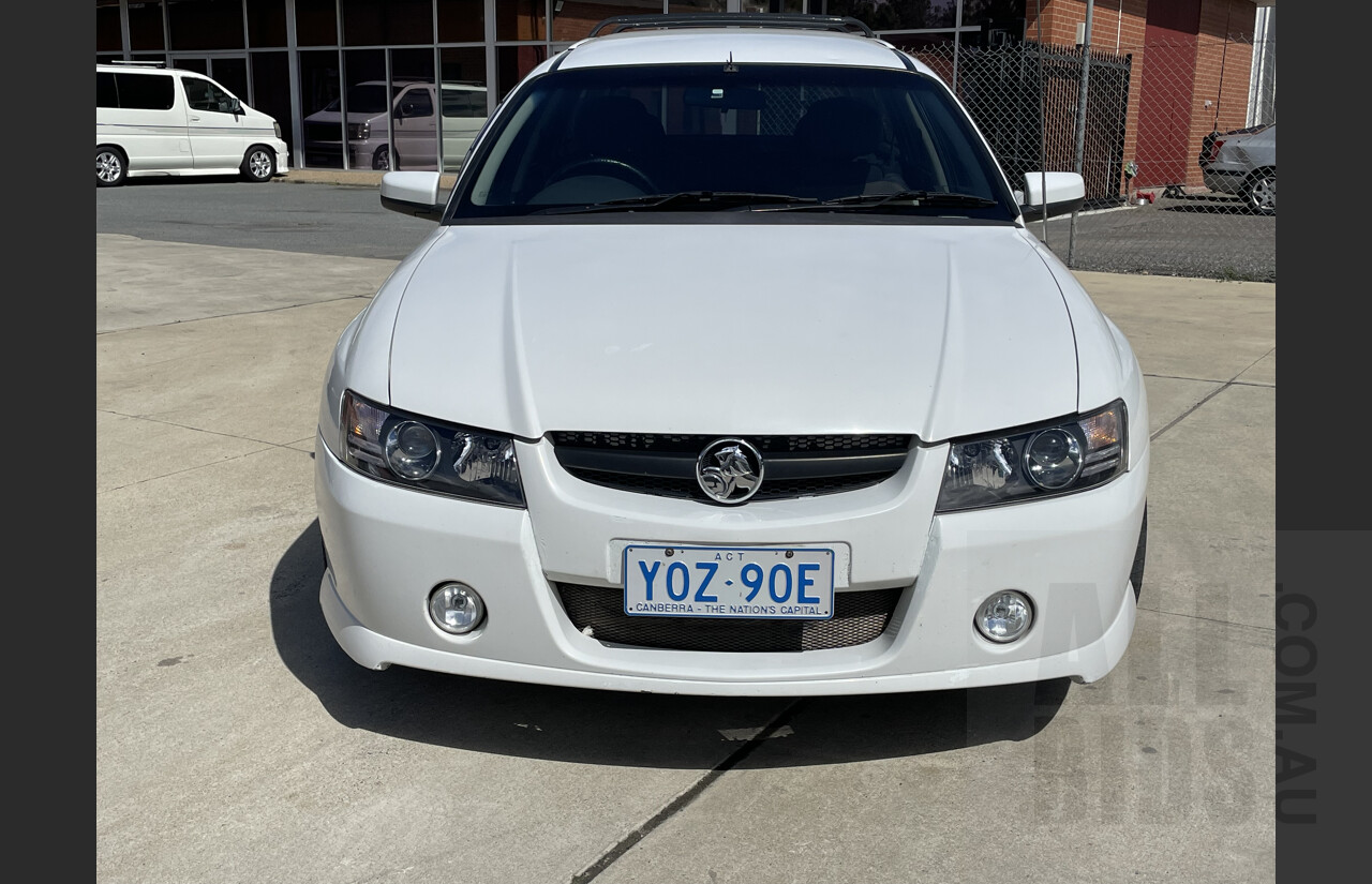 9/2005 Holden Commodore VZ Wagon White 3.6L