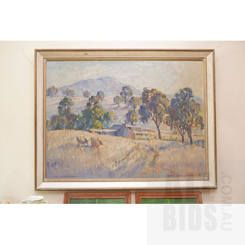 Gary Lee Gaston Oil Painting, Signed And Dated 1974, 64 x 86cm
