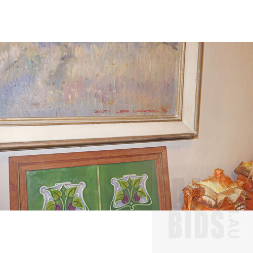 Gary Lee Gaston Oil Painting, Signed And Dated 1974, 64 x 86cm