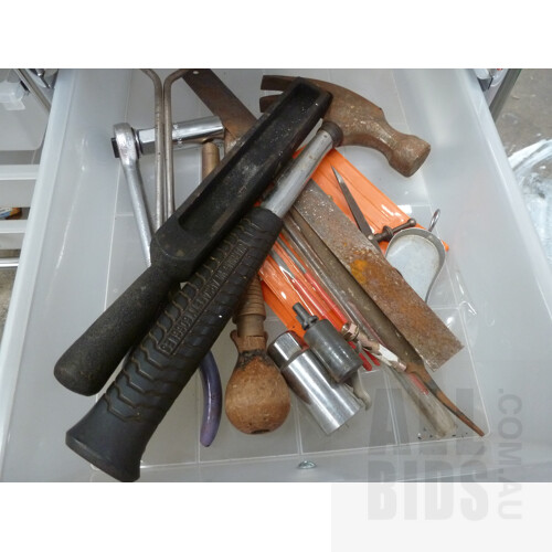 Selection of Power Tools, Toolboxes, Hand Tools and Stationery