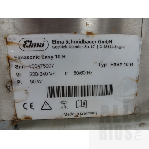 Elmasonic Easy 10 H Ultrasonic Cleaner