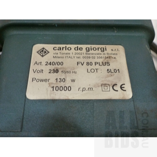 Carlo De Giorgi MV 80 Plus Hanging Motors - Lot of Two
