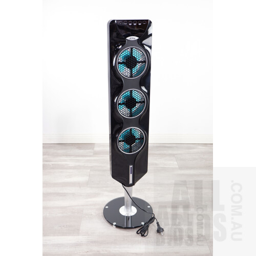 Omega Altise 112cm Tower Fan with 3 Fan Heads - Brand New in Box - RRP $189