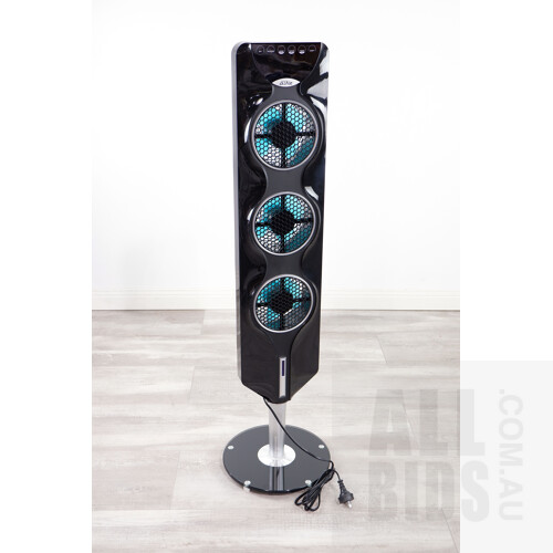 Omega Altise 112cm Tower Fan with 3 Fan Heads - Brand New in Box - RRP $189