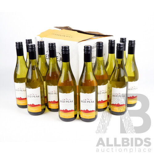 Red Peak Chardonnay 2019 - Case of 12 x 750ml