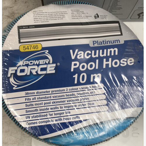 Pool Cleaner, PowerForce 10m Hose And Pool Cover Reel