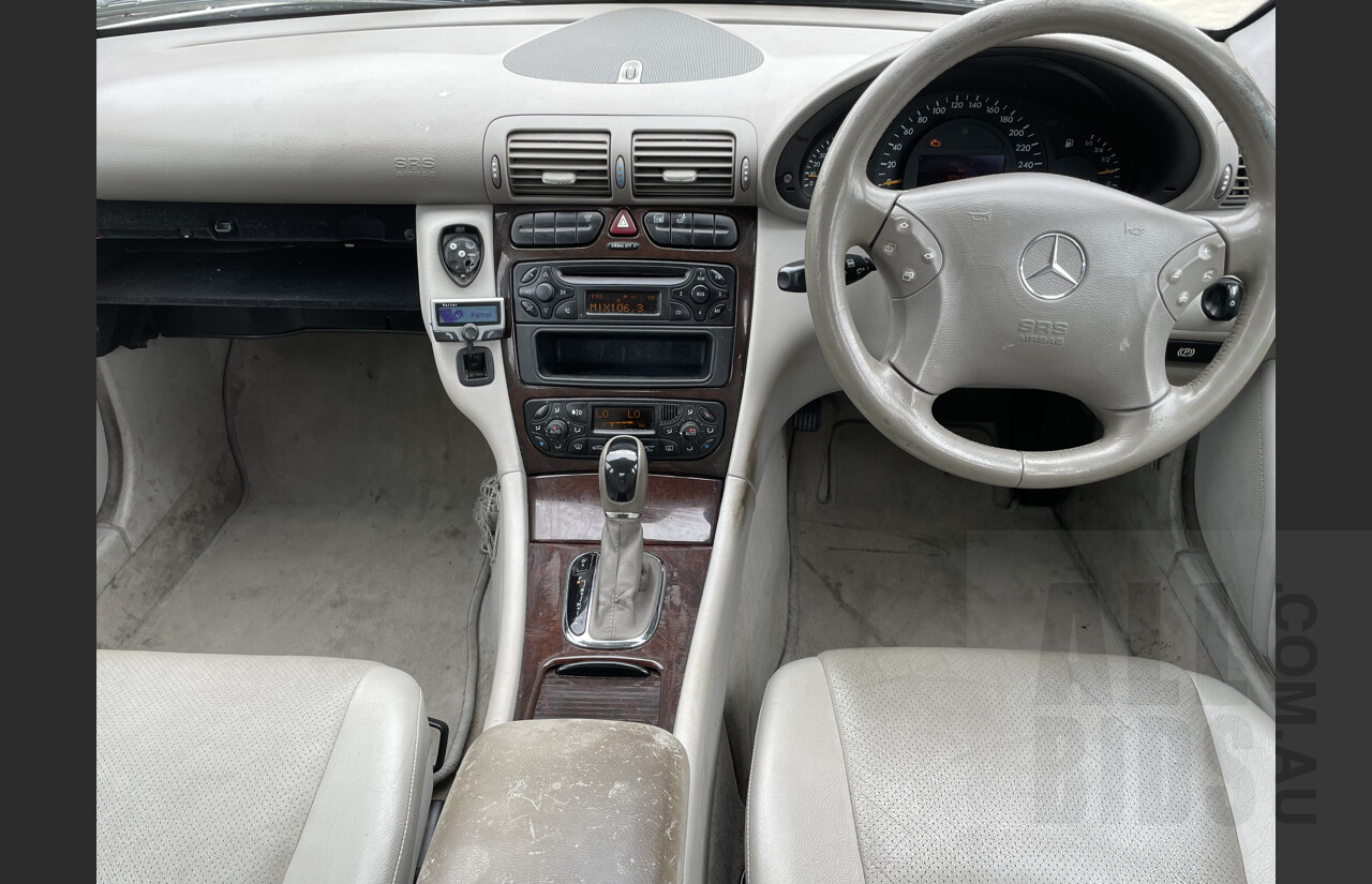 8/2003 Mercedes-Benz C180 Kompressor Elegance W203 4d Sedan Silver 1.8L