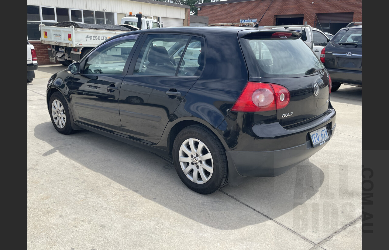 2/2008 Volkswagen Golf 2.0 TDI Comfortline 1K MY08 UPGRADE 5d Hatchback Black 2.0L