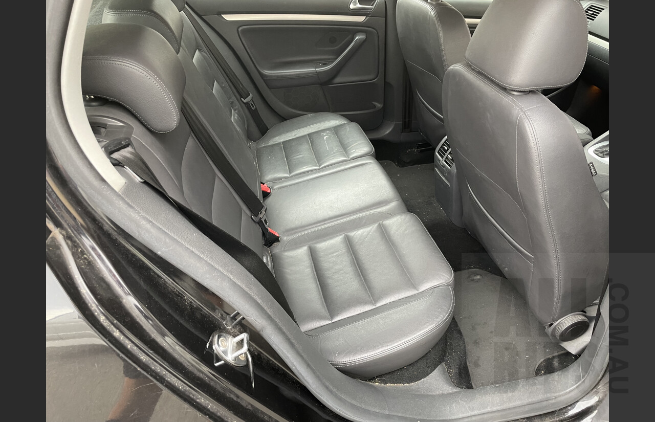 2/2008 Volkswagen Golf 2.0 TDI Comfortline 1K MY08 UPGRADE 5d Hatchback Black 2.0L