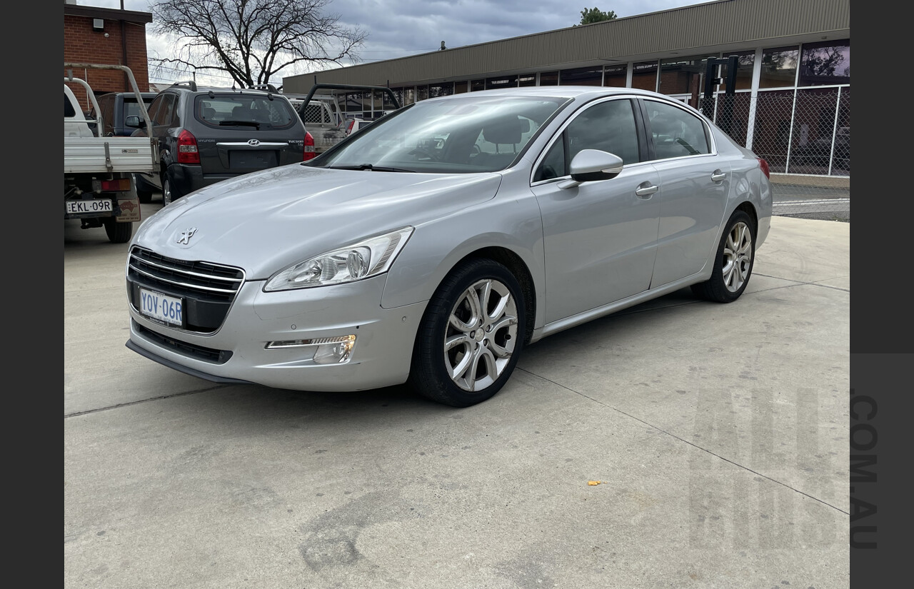 8/2012 Peugeot 508 Allure HDi  4d Sedan Grey 2.0L Turbo Diesel