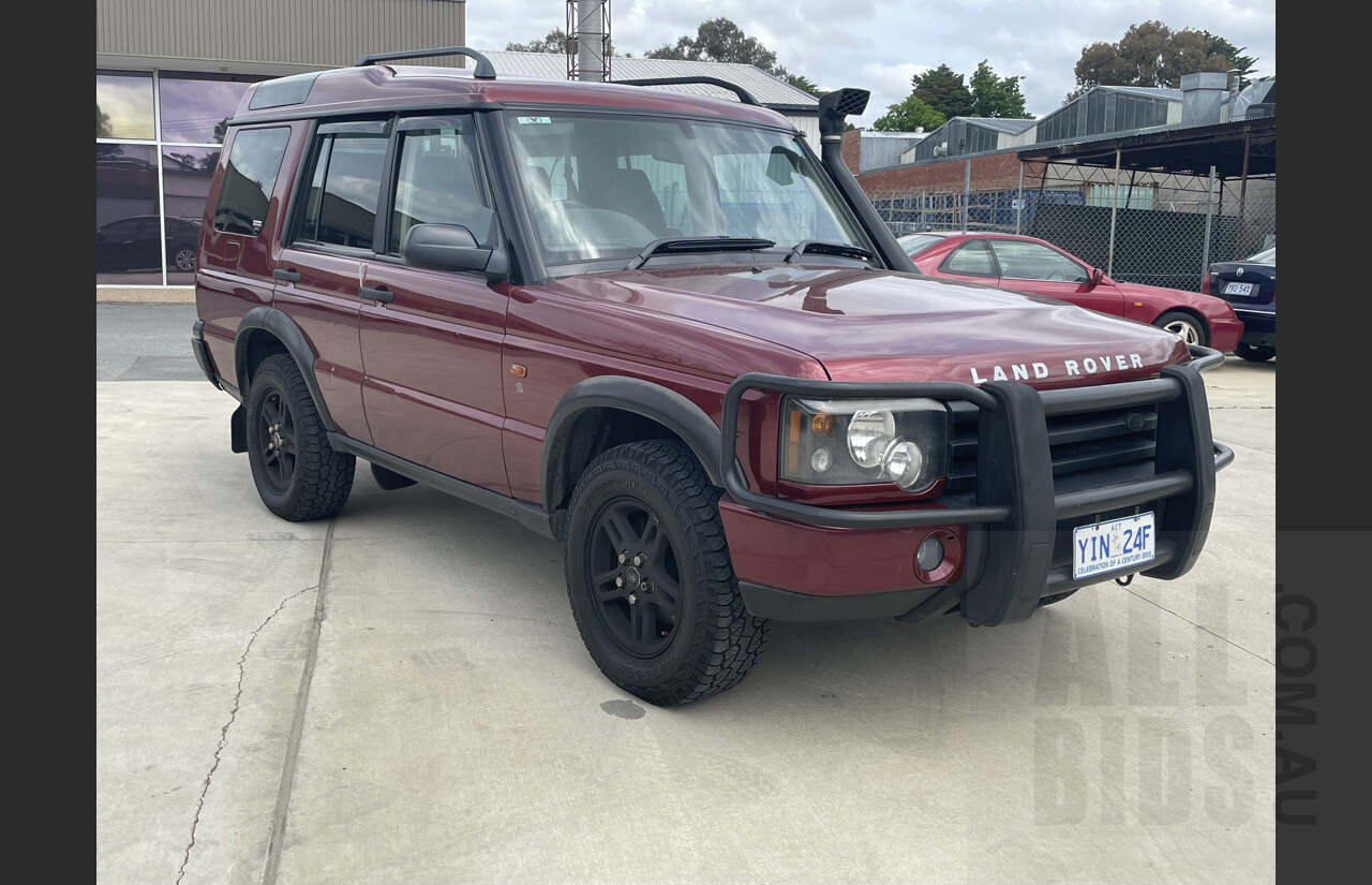 9/2003 Land Rover Discovery S (4x4) SERIES II 4d Wagon Red 2.5L