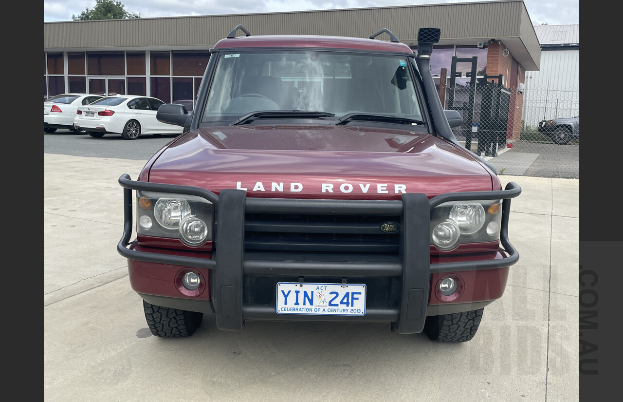 9/2003 Land Rover Discovery S (4x4) SERIES II 4d Wagon Red 2.5L