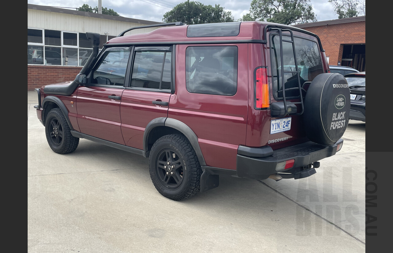 9/2003 Land Rover Discovery S (4x4) SERIES II 4d Wagon Red 2.5L