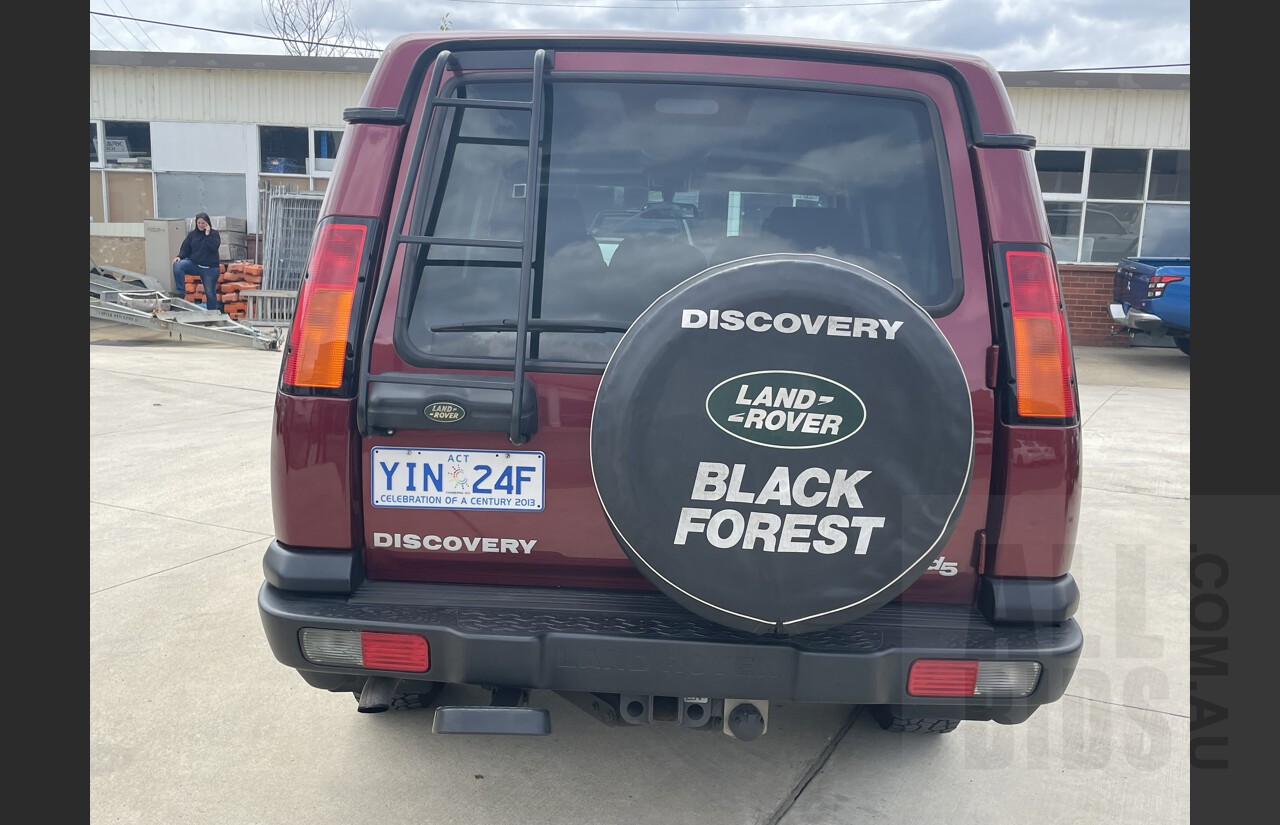 9/2003 Land Rover Discovery S (4x4) SERIES II 4d Wagon Red 2.5L