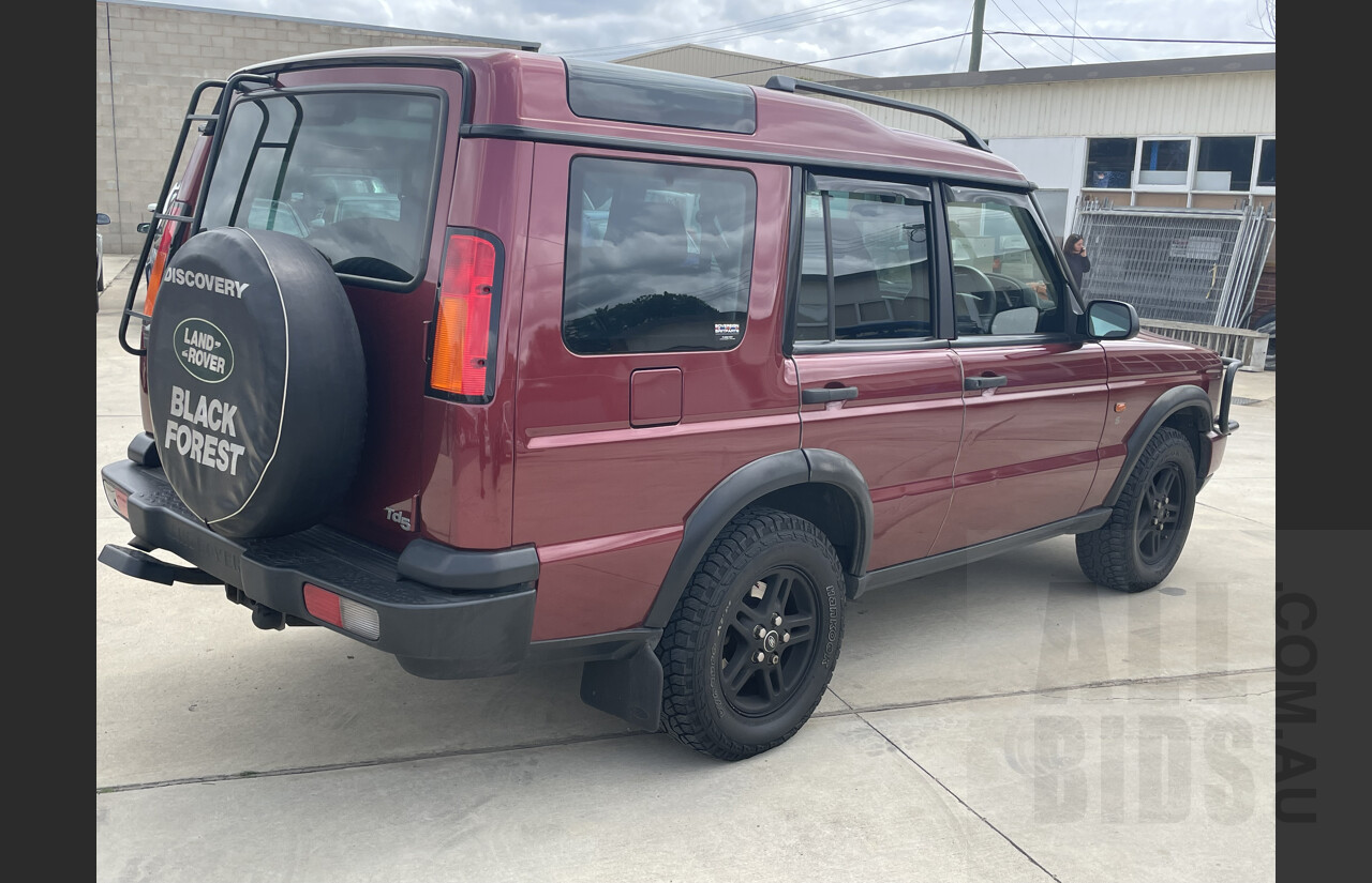 9/2003 Land Rover Discovery S (4x4) SERIES II 4d Wagon Red 2.5L