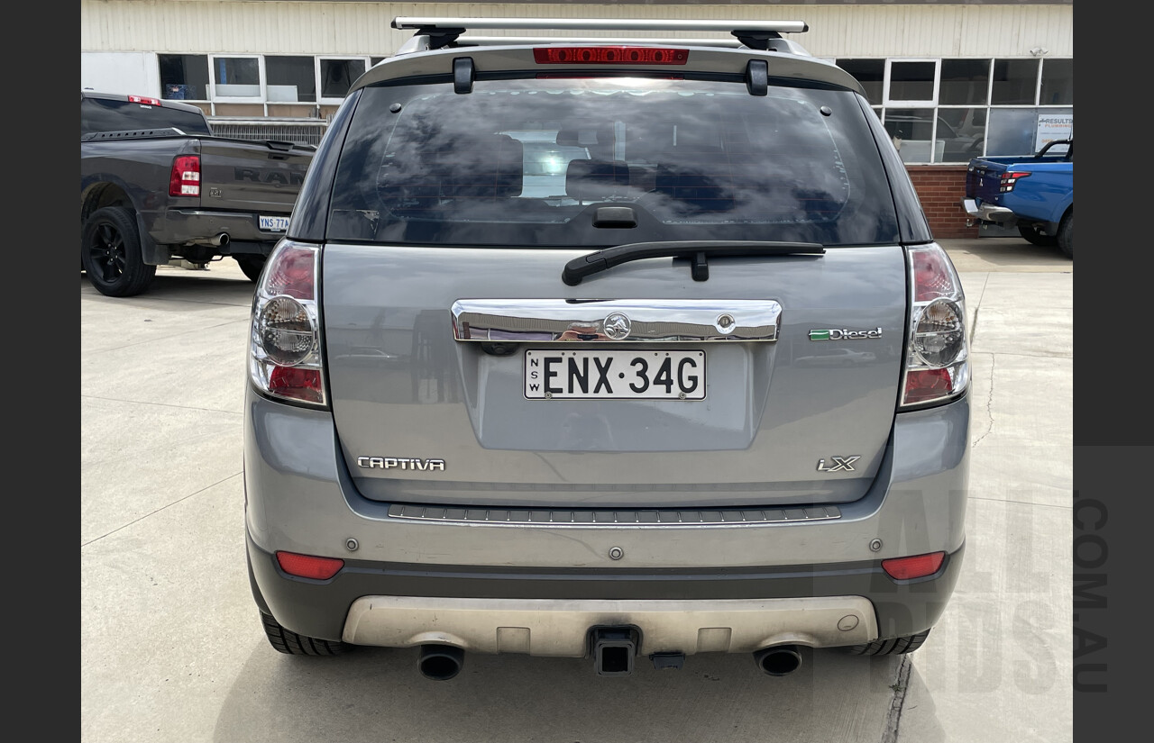 6/2012 Holden Captiva 7 LX (4x4) CG SERIES II 4d Wagon Grey 2.2L