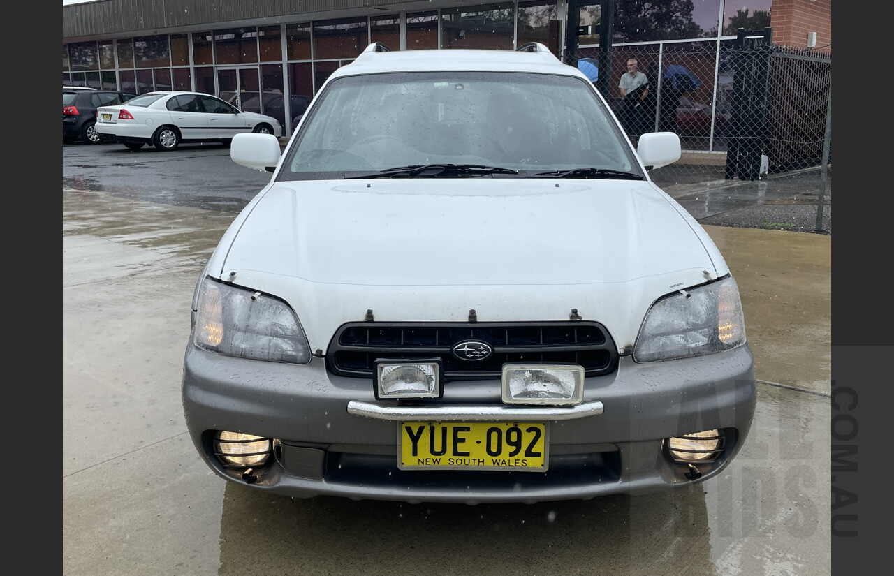 11/2000 Subaru Outback  MY00 4d Wagon White 2.5L