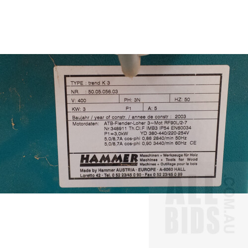 Felder Group Hammer Trend K3 Circular Panel Saw