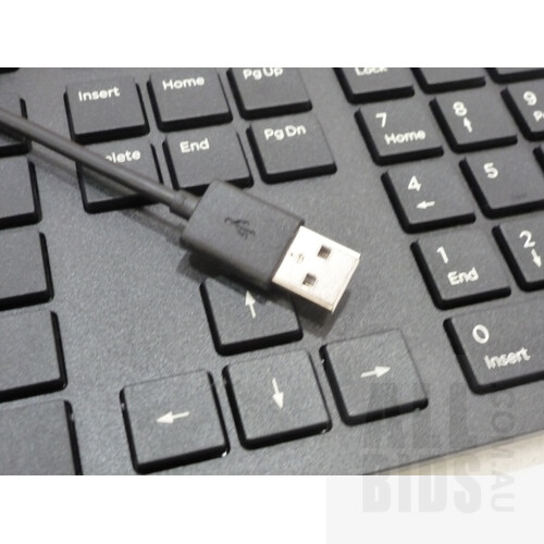 HP USB Slim Keyboard(Win 8 US) - Lot of Four - New