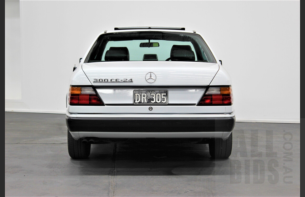 3/1990 Mercedes-Benz 300CE-24 W124 2d Coupe White 3.0L
