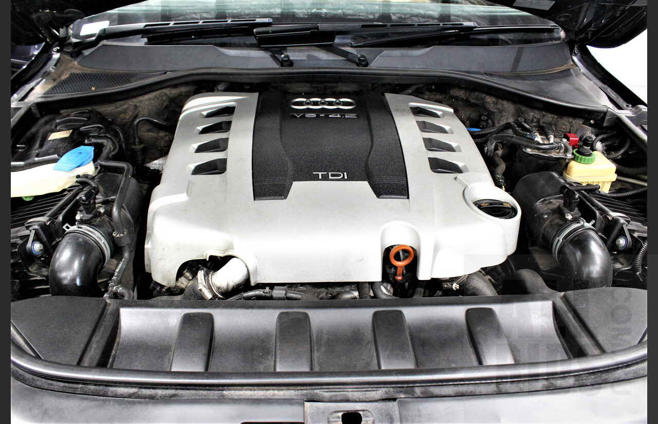 4/2010 Audi Q7 4.2 TDI Quattro MY10 UPGRADE 4d Wagon Black 4.1L V8 Turbo Diesel