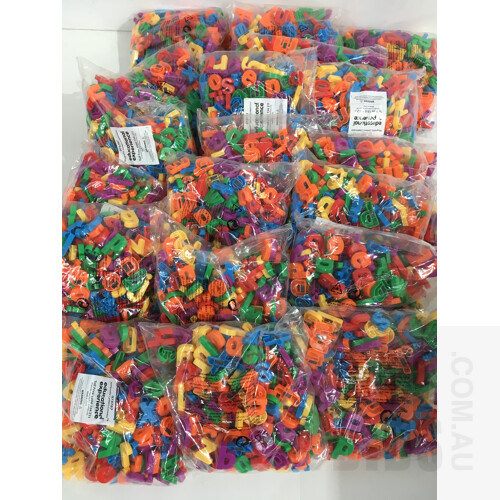 Bulk Educational Experience Magnetic Lowercase Letters 288 Pack - ORP $1,223.75 - Lot Of 25