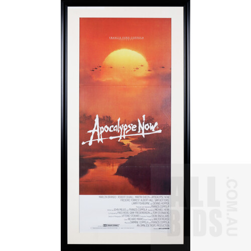 Original 1979 Apocalypse Now Framed Daybill Movie Poster