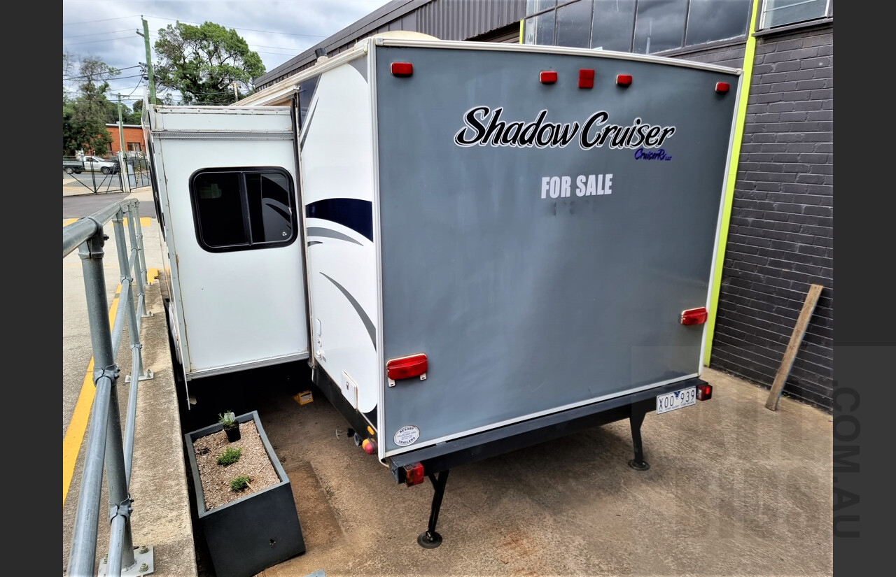 09/2012 Cruiser RV Shadow Cruiser 160BHS 28ft Twin Axle Caravan VIN: 5RXTD2628D1026106