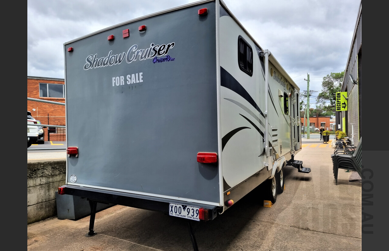 09/2012 Cruiser RV Shadow Cruiser 160BHS 28ft Twin Axle Caravan VIN: 5RXTD2628D1026106