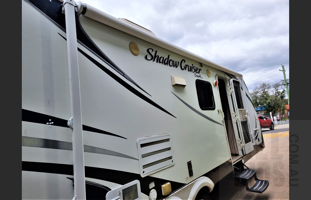 09/2012 Cruiser RV Shadow Cruiser 160BHS 28ft Twin Axle Caravan VIN: 5RXTD2628D1026106