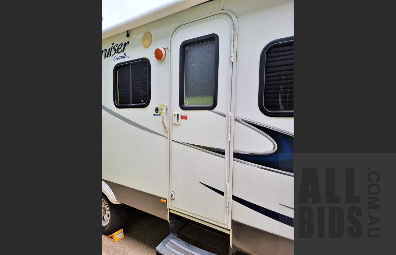 09/2012 Cruiser RV Shadow Cruiser 160BHS 28ft Twin Axle Caravan VIN: 5RXTD2628D1026106