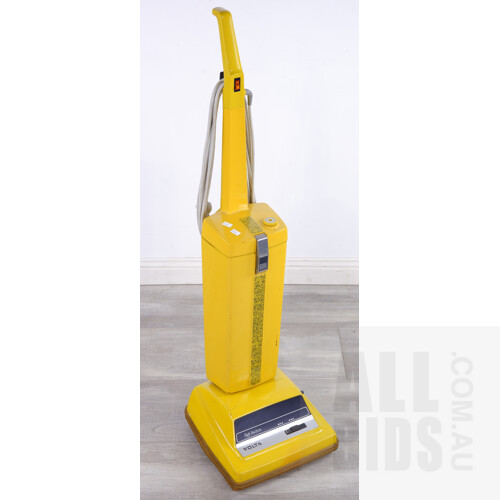 Vintage Volta Yellow Upright Vacuum Cleaner