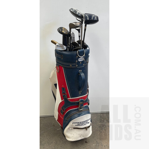 Proline Golf Bag and Assorted Clubs