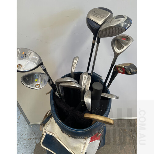 Proline Golf Bag and Assorted Clubs