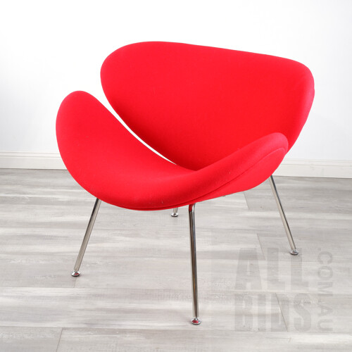 Matt Blatt Replica Pierre Paulin Orange Slice Armchair