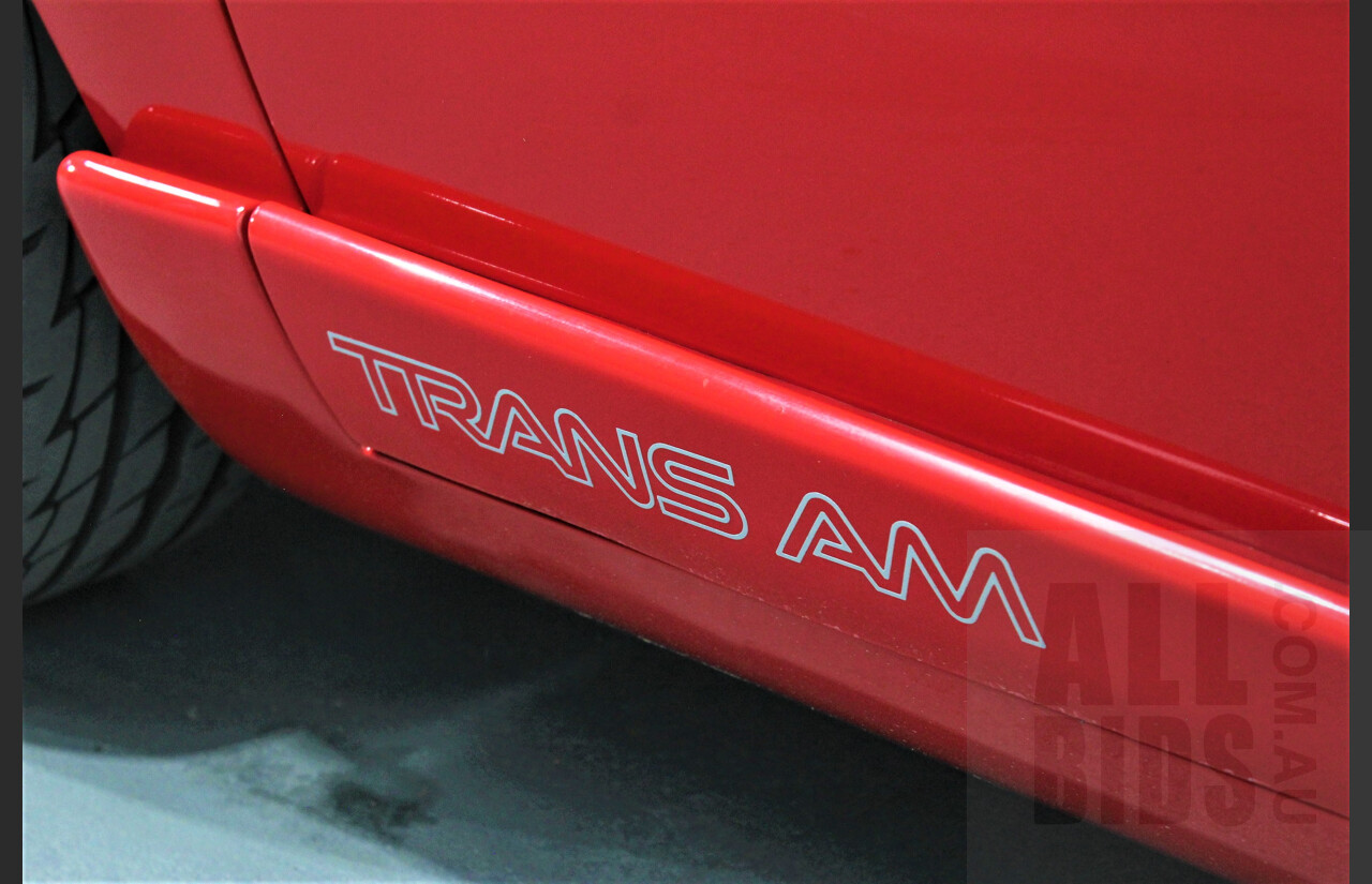 1/1991 Pontiac Firebird Trans-Am 2d Convertible Red 5.0L V8