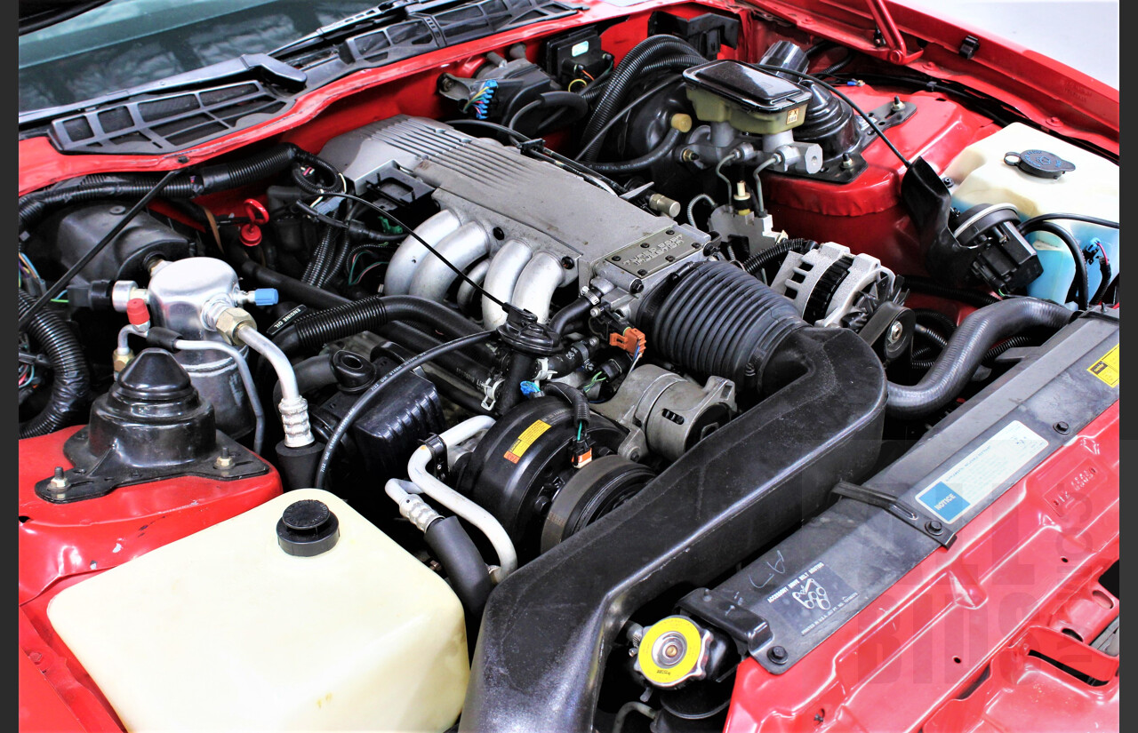 1/1991 Pontiac Firebird Trans-Am 2d Convertible Red 5.0L V8