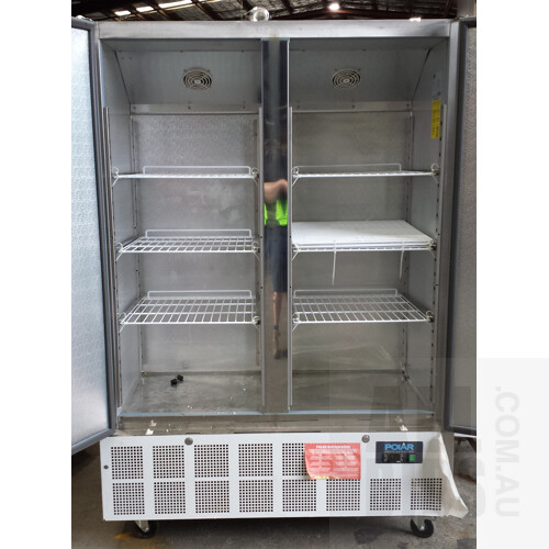 Polar 960 Ltr Upright Freezer Stainless Steel