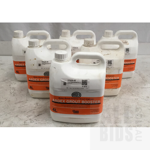 Ardex Grout Booster 4L - Lot Of Six